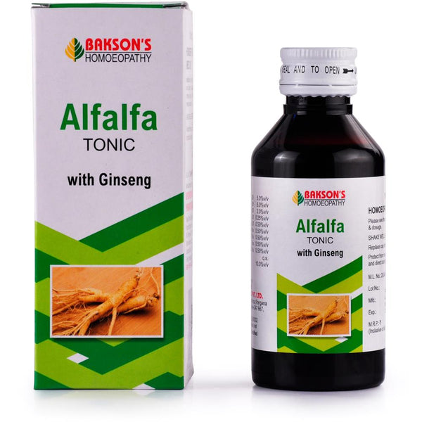 Alfalfa Tonic with Ginseng Bakson 115 ml