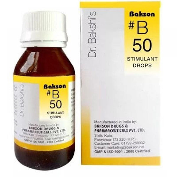 Bakson B50 (Stimulant Drops) for Hypotension