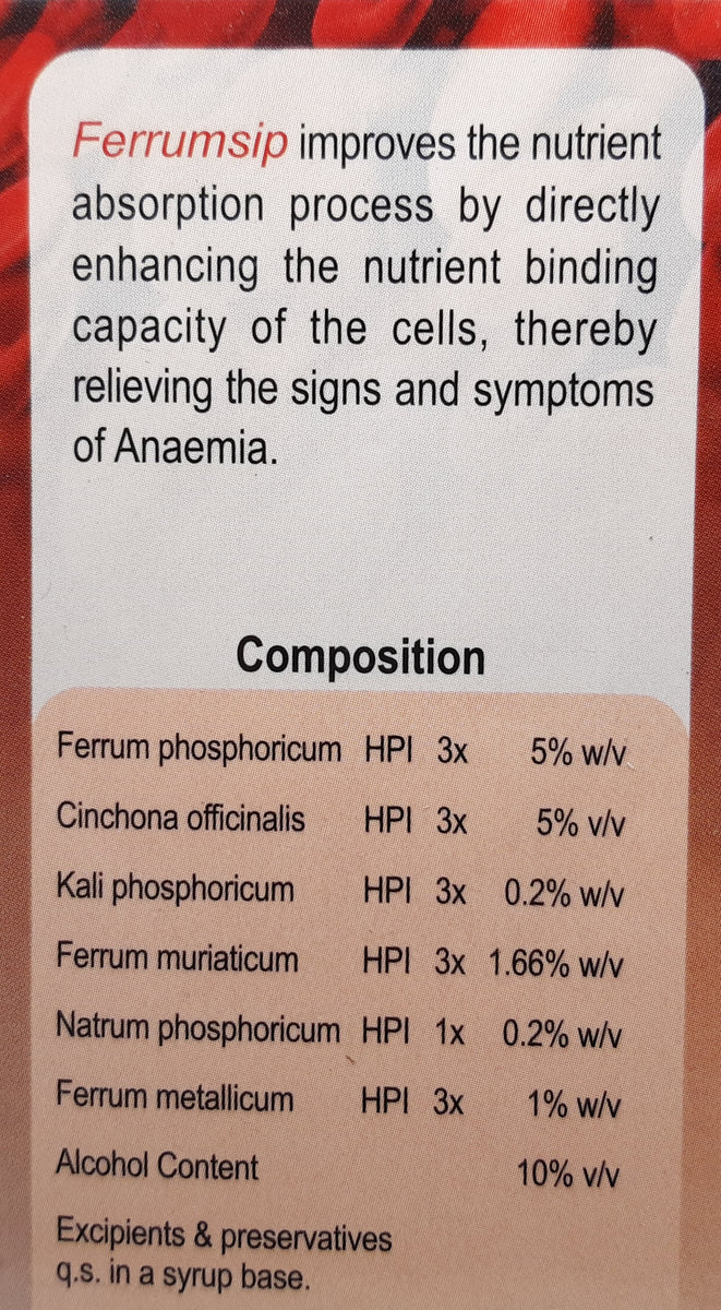 Ferrumsip Syrup SBL 180 ml