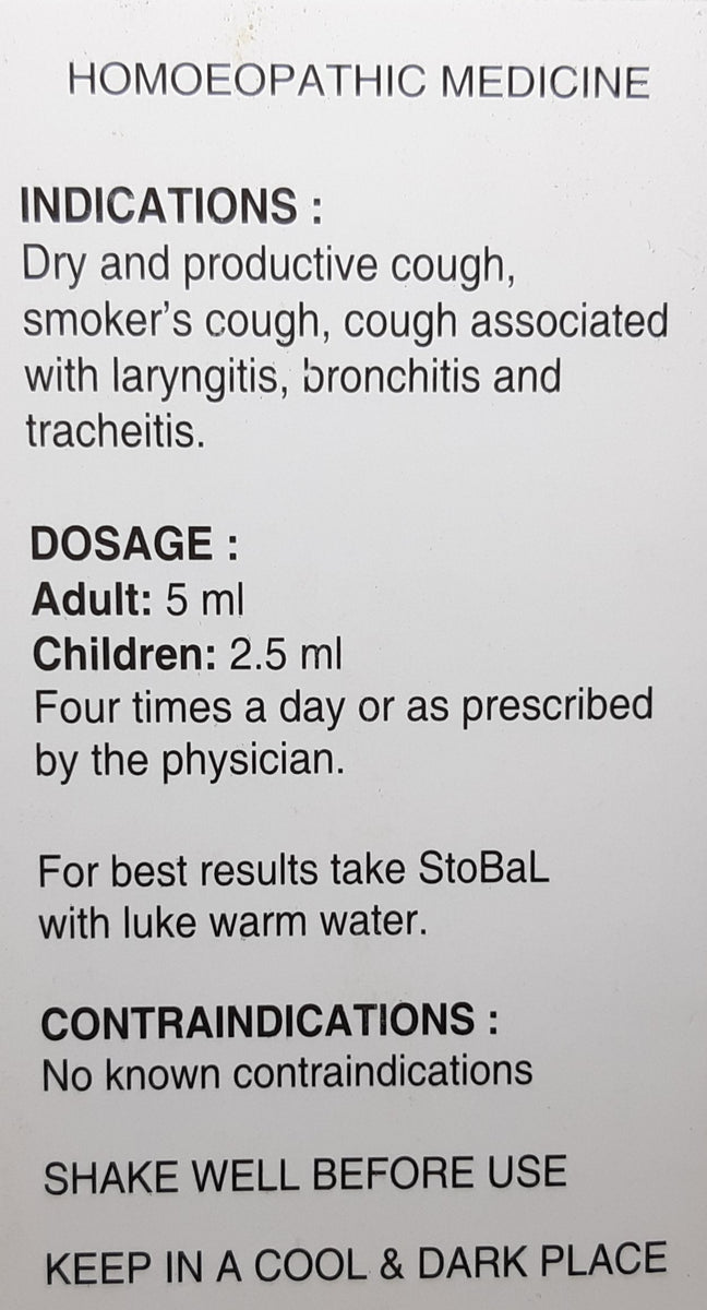 Stobal Cough syrup