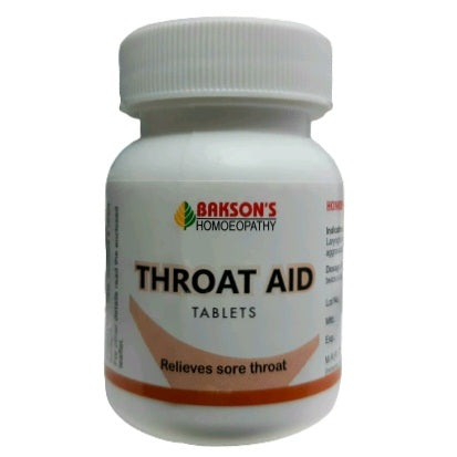 Throat Aid tabs Bakson