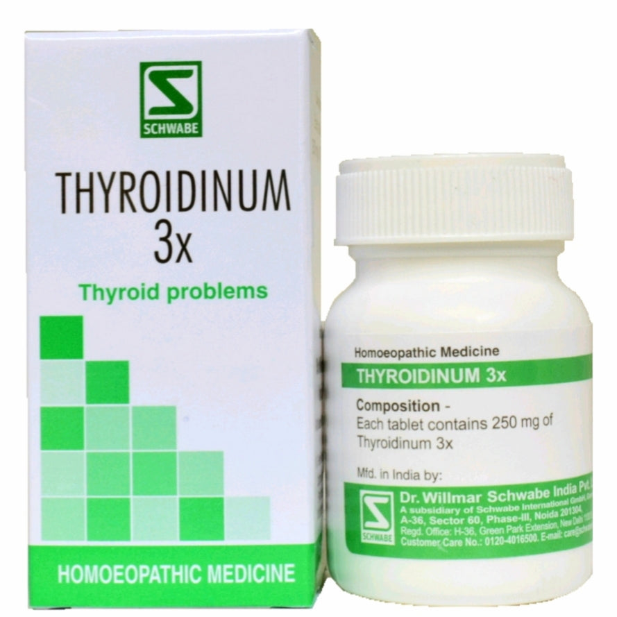 Thyroidinum 3X tabs Schwabe